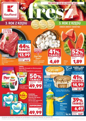 Kaufland - gazetka promocyjna Oferta Kaufland od środy 13.08 do środy 20.08