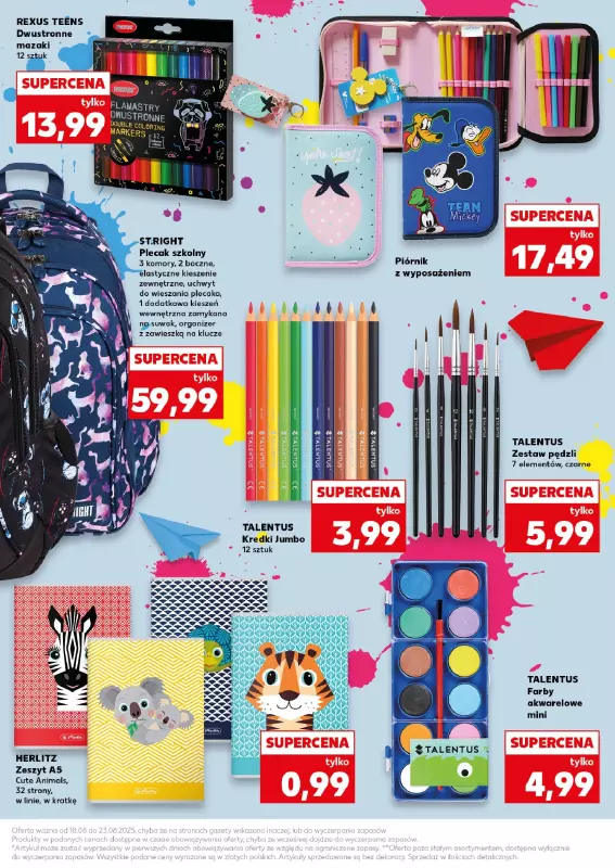 Kaufland - gazetka promocyjna Oferta Kaufland - Do szkoły od poniedziałku 18.08 do soboty 23.08 - strona 5
