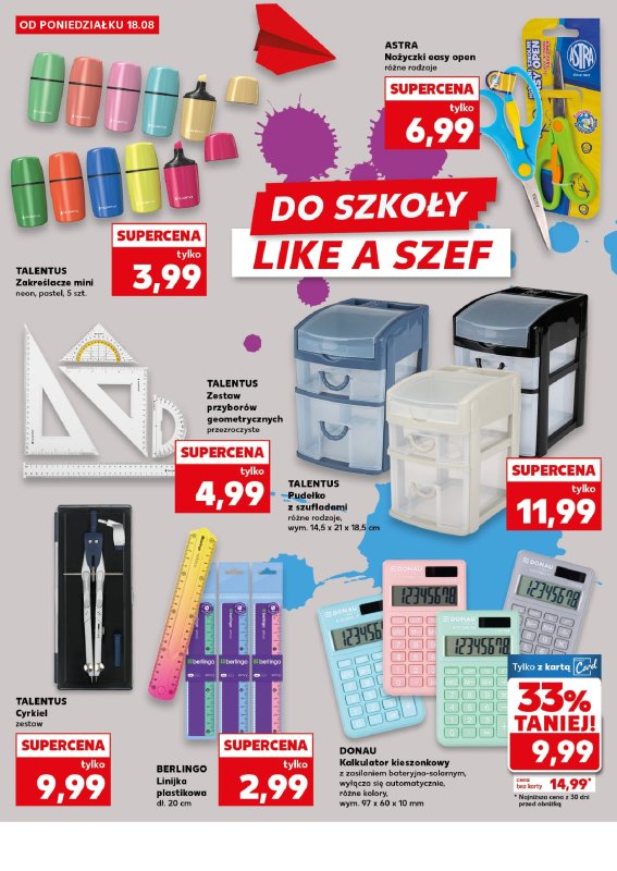 Kaufland - gazetka promocyjna Oferta Kaufland - Do szkoły od poniedziałku 18.08 do soboty 23.08 - strona 32