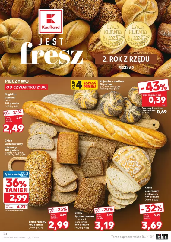 Kaufland - gazetka promocyjna Oferta Kaufland od czwartku 21.08 do środy 27.08 - strona 24