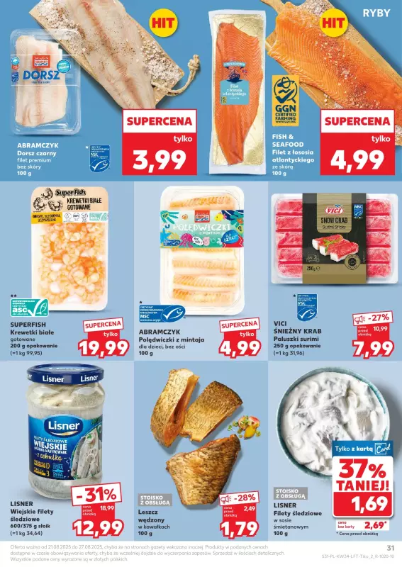 Kaufland - gazetka promocyjna Oferta Kaufland od czwartku 21.08 do środy 27.08 - strona 31