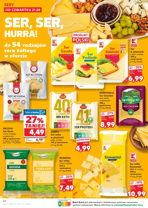 Kaufland - gazetka promocyjna Oferta Kaufland od czwartku 21.08 do środy 27.08 - strona 28