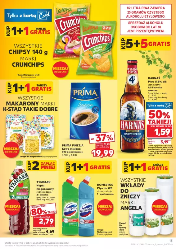 Kaufland - gazetka promocyjna Oferta Kaufland od czwartku 21.08 do środy 27.08 - strona 13