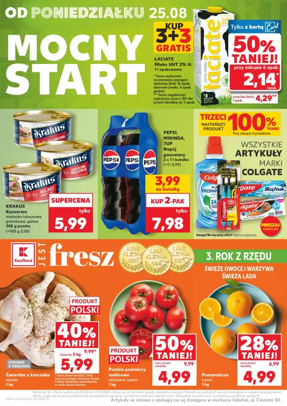 Kaufland - gazetka promocyjna Oferta Kaufland od czwartku 21.08 do środy 27.08 - strona 54