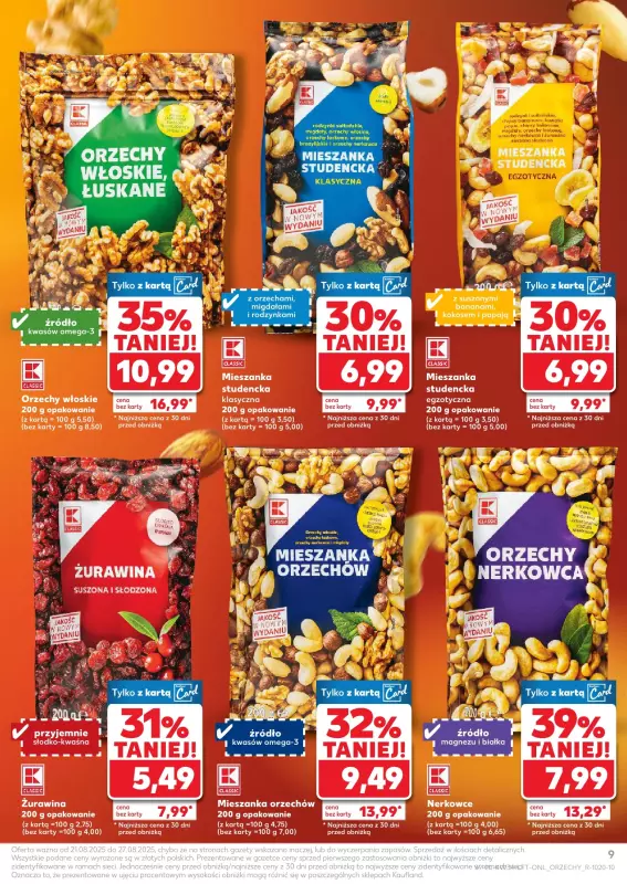 Kaufland - gazetka promocyjna Oferta Kaufland od czwartku 21.08 do środy 27.08 - strona 9