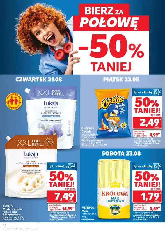 Kaufland - gazetka promocyjna Oferta Kaufland od czwartku 21.08 do środy 27.08 - strona 10