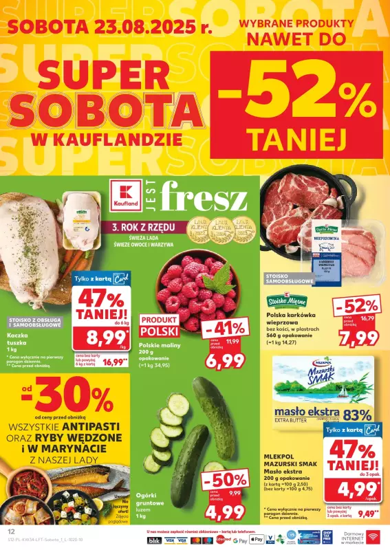 Kaufland - gazetka promocyjna Oferta Kaufland od czwartku 21.08 do środy 27.08 - strona 12