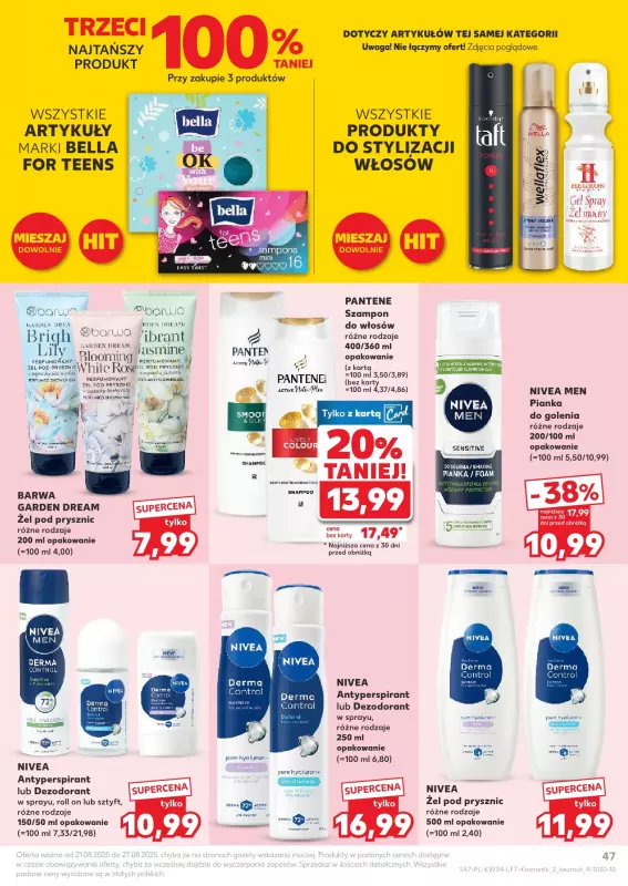 Kaufland - gazetka promocyjna Oferta Kaufland od czwartku 21.08 do środy 27.08 - strona 47