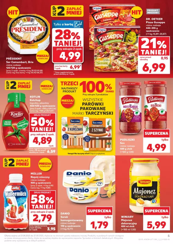 Kaufland - gazetka promocyjna Oferta Kaufland od czwartku 21.08 do środy 27.08 - strona 5