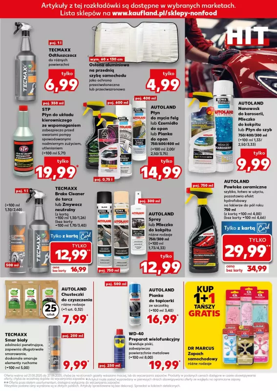 Kaufland - gazetka promocyjna Oferta Kaufland - Non Food od czwartku 21.08 do środy 27.08 - strona 11