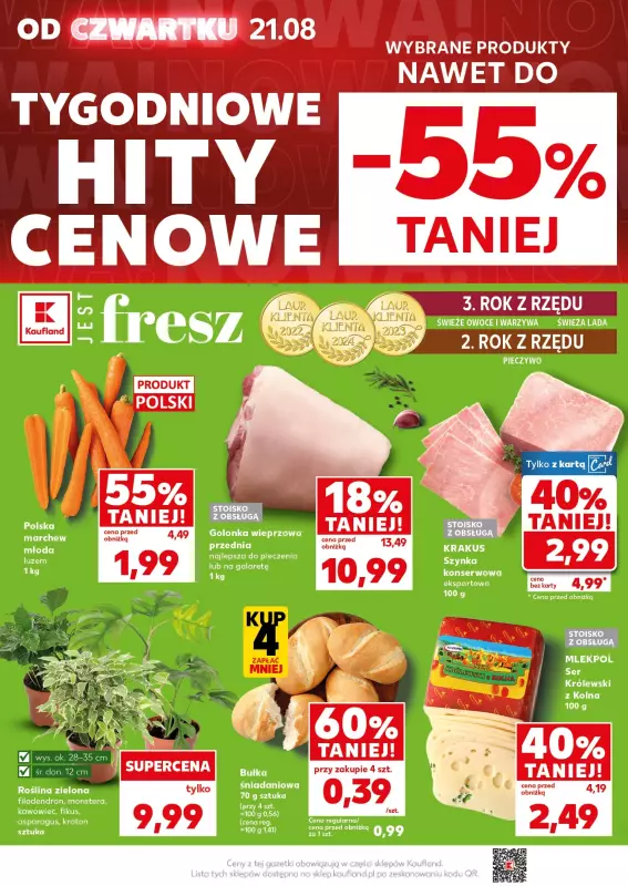 Kaufland - gazetka promocyjna Mocny Start od poniedziałku 25.08 do środy 27.08 - strona 6