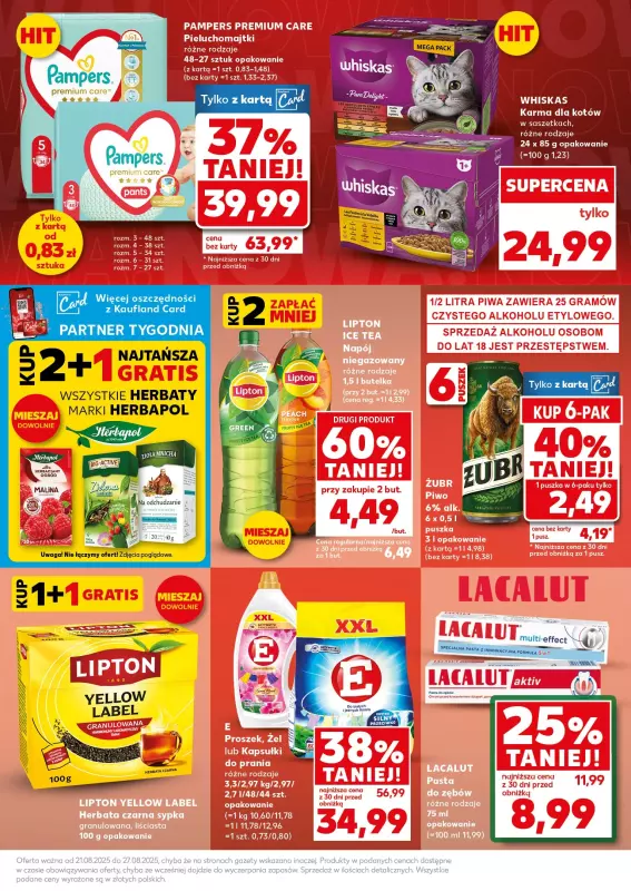Kaufland - gazetka promocyjna Mocny Start od poniedziałku 25.08 do środy 27.08 - strona 9