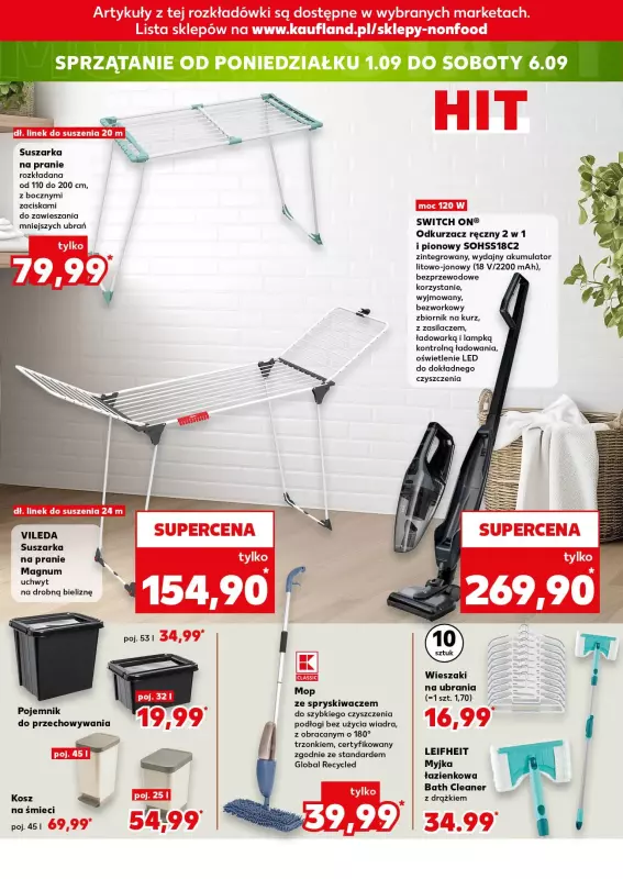 Kaufland - gazetka promocyjna Oferta Kaufland - Non Food od czwartku 28.08 do środy 03.09 - strona 18