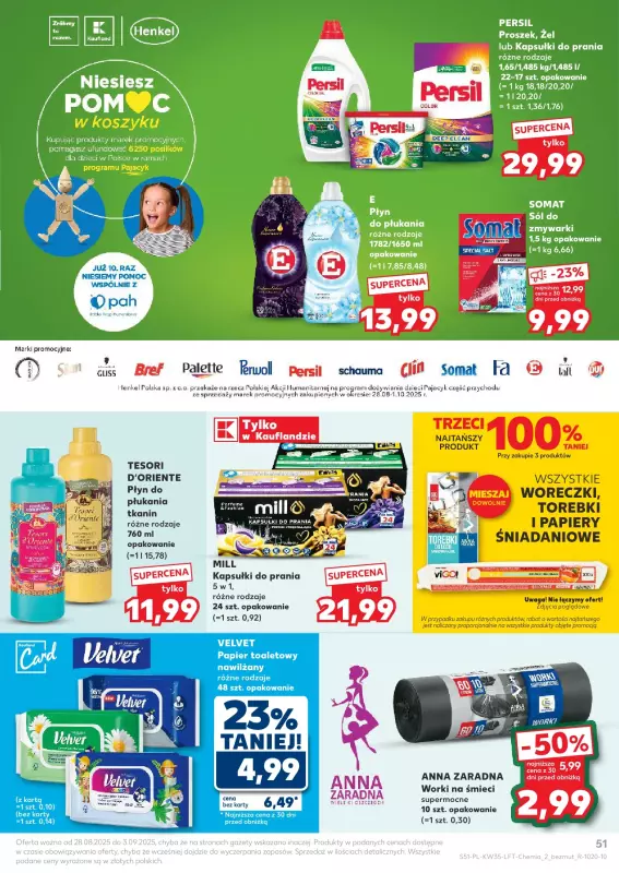 Kaufland - gazetka promocyjna Oferta Kaufland od czwartku 28.08 do środy 03.09 - strona 51