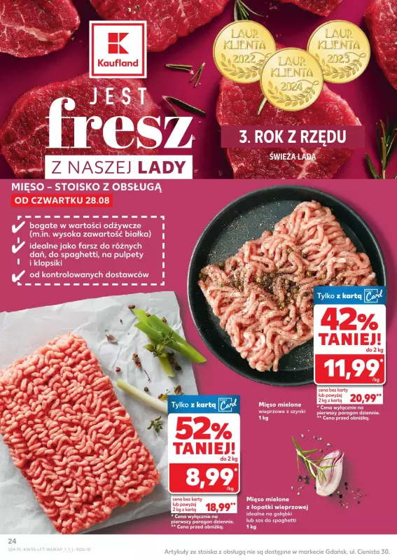 Kaufland - gazetka promocyjna Oferta Kaufland od czwartku 28.08 do środy 03.09 - strona 24