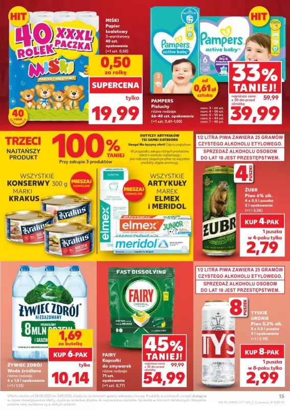Kaufland - gazetka promocyjna Oferta Kaufland od czwartku 28.08 do środy 03.09 - strona 15