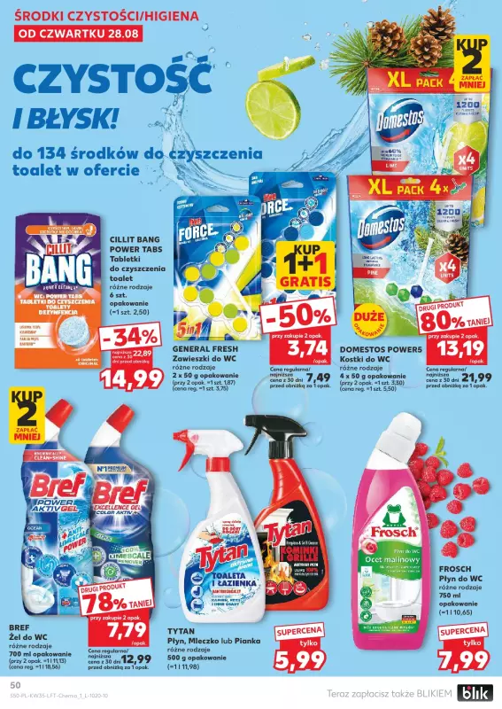 Kaufland - gazetka promocyjna Oferta Kaufland od czwartku 28.08 do środy 03.09 - strona 50