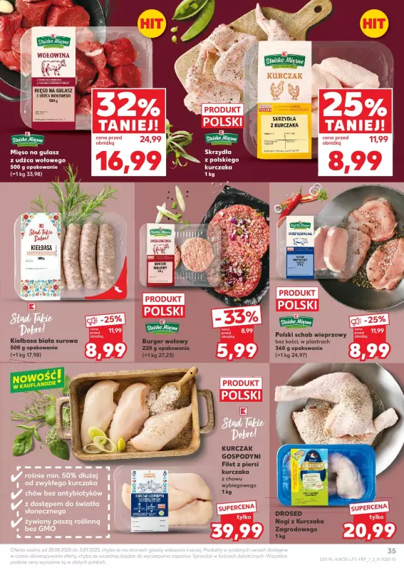 Kaufland - gazetka promocyjna Oferta Kaufland od czwartku 28.08 do środy 03.09 - strona 35