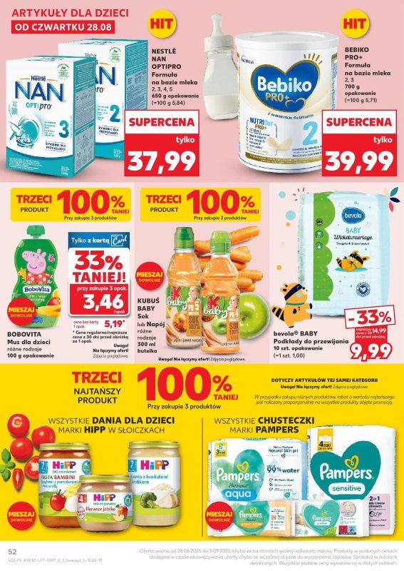 Kaufland - gazetka promocyjna Oferta Kaufland od czwartku 28.08 do środy 03.09 - strona 52