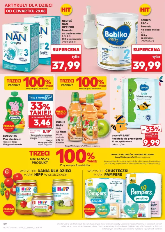 Kaufland - gazetka promocyjna Oferta Kaufland od czwartku 28.08 do środy 03.09 - strona 52