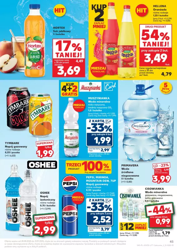 Kaufland - gazetka promocyjna Oferta Kaufland od czwartku 28.08 do środy 03.09 - strona 45