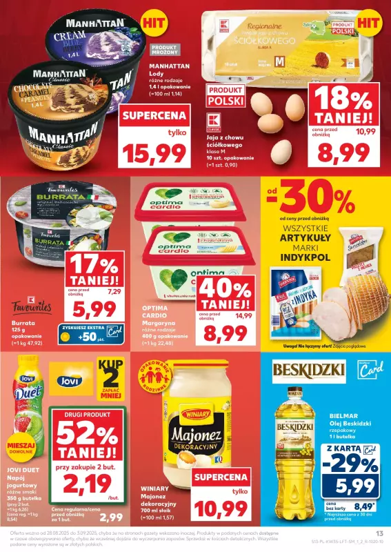 Kaufland - gazetka promocyjna Oferta Kaufland od czwartku 28.08 do środy 03.09 - strona 13