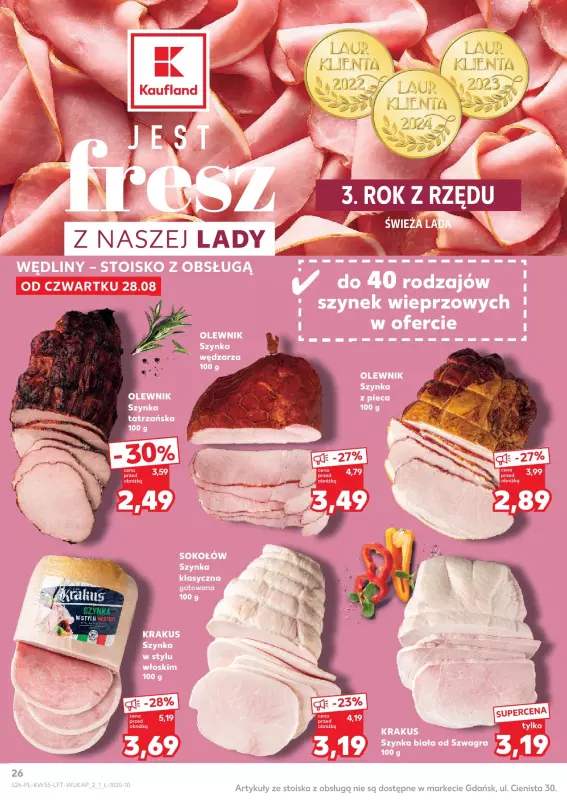 Kaufland - gazetka promocyjna Oferta Kaufland od czwartku 28.08 do środy 03.09 - strona 26