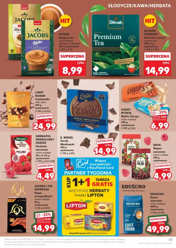 Kaufland - gazetka promocyjna Oferta Kaufland od czwartku 28.08 do środy 03.09 - strona 43