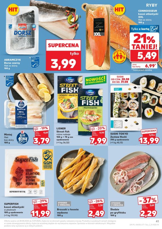 Kaufland - gazetka promocyjna Oferta Kaufland od czwartku 28.08 do środy 03.09 - strona 41
