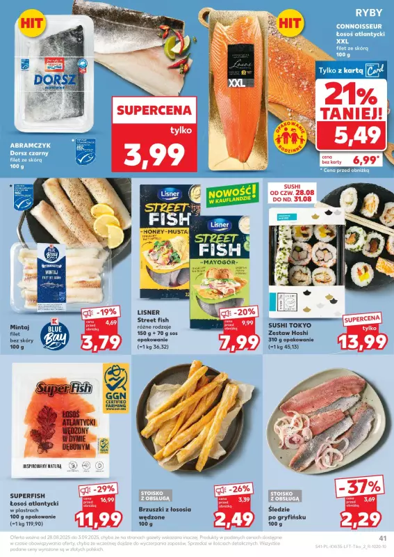 Kaufland - gazetka promocyjna Oferta Kaufland od czwartku 28.08 do środy 03.09 - strona 41