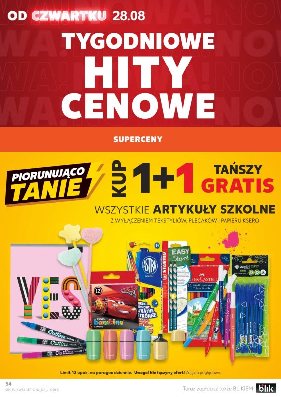 Kaufland - gazetka promocyjna Oferta Kaufland od czwartku 28.08 do środy 03.09 - strona 54