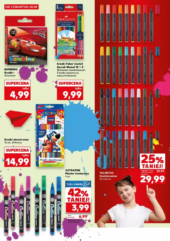 Kaufland - gazetka promocyjna Oferta Kaufland - Do szkoły od czwartku 28.08 do soboty 06.09 - strona 24