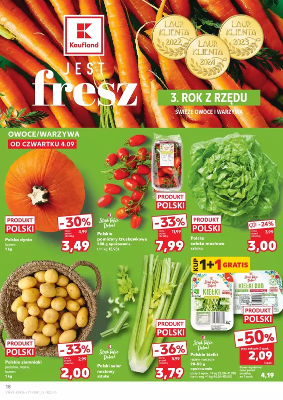 Kaufland - gazetka promocyjna Oferta Kaufland  do środy 10.09 - strona 18