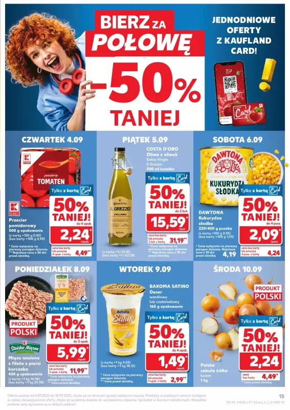 Kaufland - gazetka promocyjna Oferta Kaufland  do środy 10.09 - strona 15