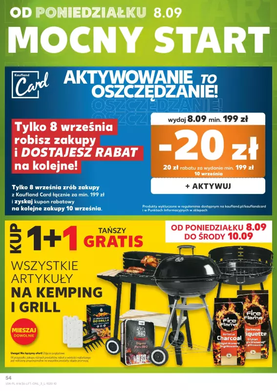 Kaufland - gazetka promocyjna Oferta Kaufland  do środy 10.09 - strona 54