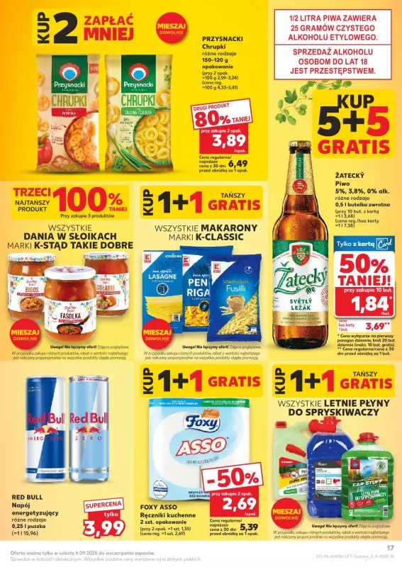 Kaufland - gazetka promocyjna Oferta Kaufland  do środy 10.09 - strona 17