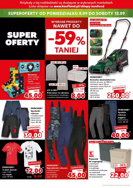 Kaufland - gazetka promocyjna Oferta Kaufland - Non Food od czwartku 04.09 do środy 10.09 - strona 18