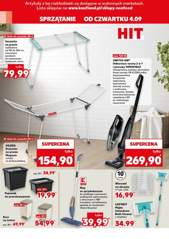 Kaufland - gazetka promocyjna Oferta Kaufland - Non Food od czwartku 04.09 do środy 10.09 - strona 14