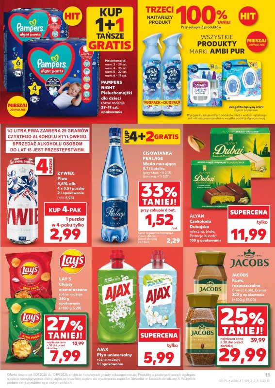 Kaufland - gazetka promocyjna Oferta Kaufland od czwartku 04.09 do środy 10.09 - strona 11