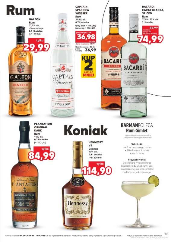 Kaufland - gazetka promocyjna Barek Kauflandu  do środy 17.09 - strona 19