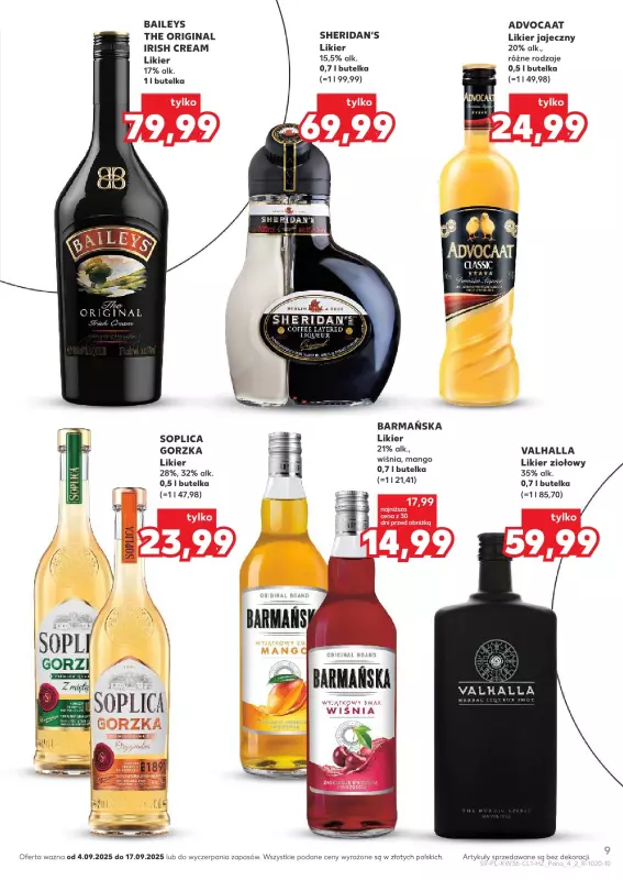 Kaufland - gazetka promocyjna Barek Kauflandu  do środy 17.09 - strona 9