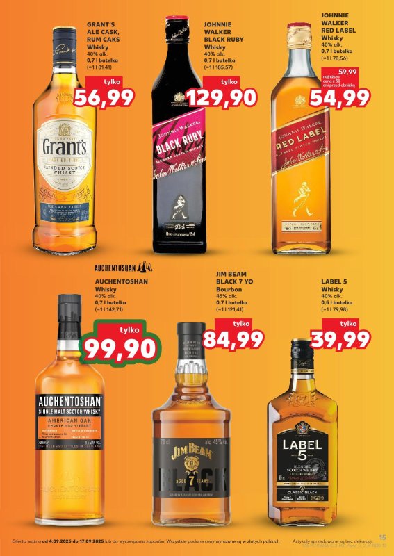 Kaufland - gazetka promocyjna Barek Kauflandu  do środy 17.09 - strona 15
