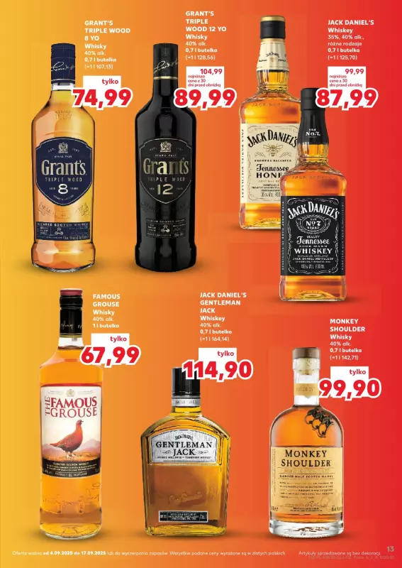 Kaufland - gazetka promocyjna Barek Kauflandu  do środy 17.09 - strona 13