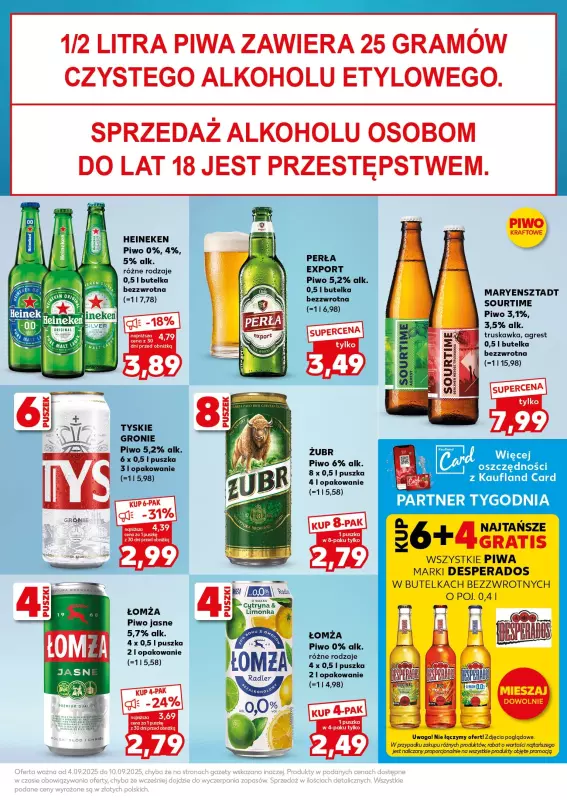 Kaufland - gazetka promocyjna Oferta Kaufland - SUPER SOBOTA od soboty 06.09 do soboty 06.09 - strona 17