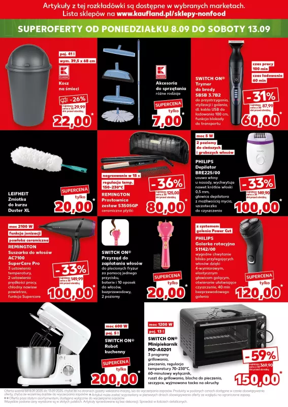 Kaufland - gazetka promocyjna Mocny Start od poniedziałku 08.09 do środy 10.09 - strona 23