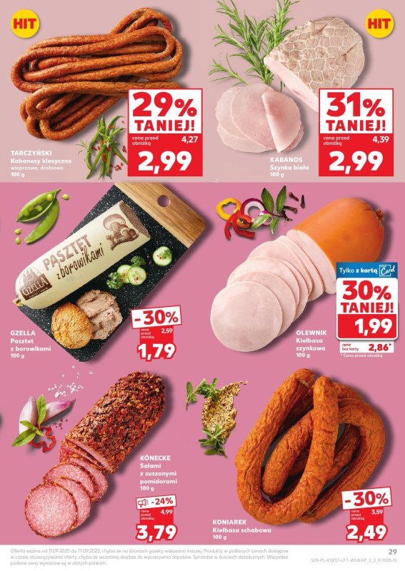 Kaufland - gazetka promocyjna Oferta Kaufland od czwartku 11.09 do środy 17.09 - strona 29