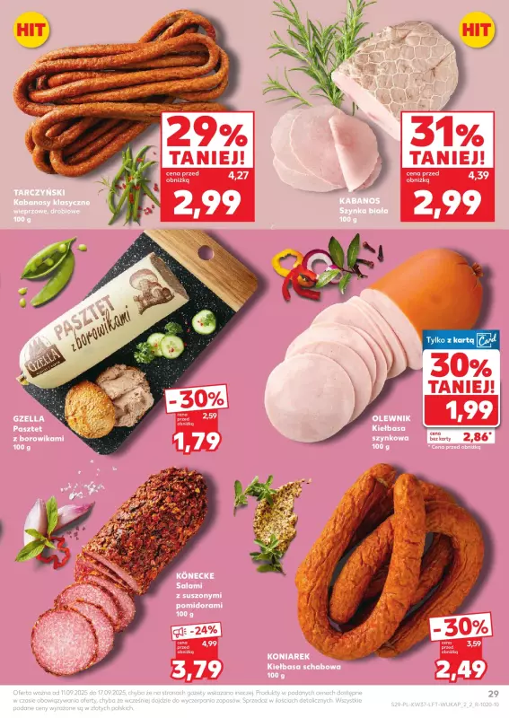 Kaufland - gazetka promocyjna Oferta Kaufland od czwartku 11.09 do środy 17.09 - strona 29
