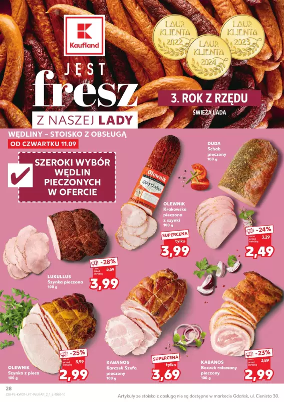 Kaufland - gazetka promocyjna Oferta Kaufland od czwartku 11.09 do środy 17.09 - strona 28