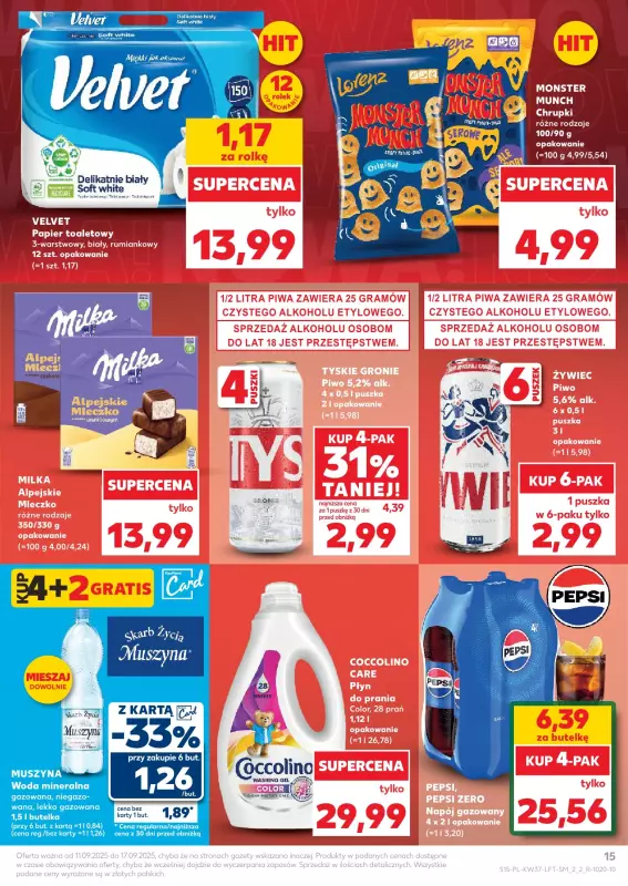 Kaufland - gazetka promocyjna Oferta Kaufland od czwartku 11.09 do środy 17.09 - strona 15