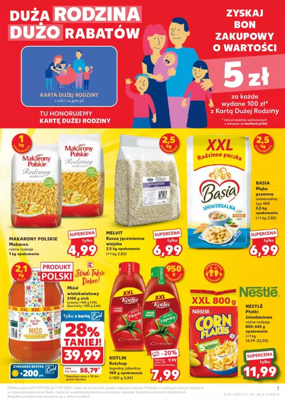 Kaufland - gazetka promocyjna Oferta Kaufland od czwartku 11.09 do środy 17.09 - strona 7